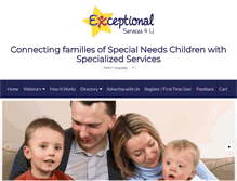 Tablet Screenshot of exceptionalservices4u.com